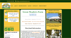 Desktop Screenshot of greenmeadowsevents.com